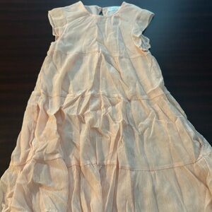 Peach Kids Dress